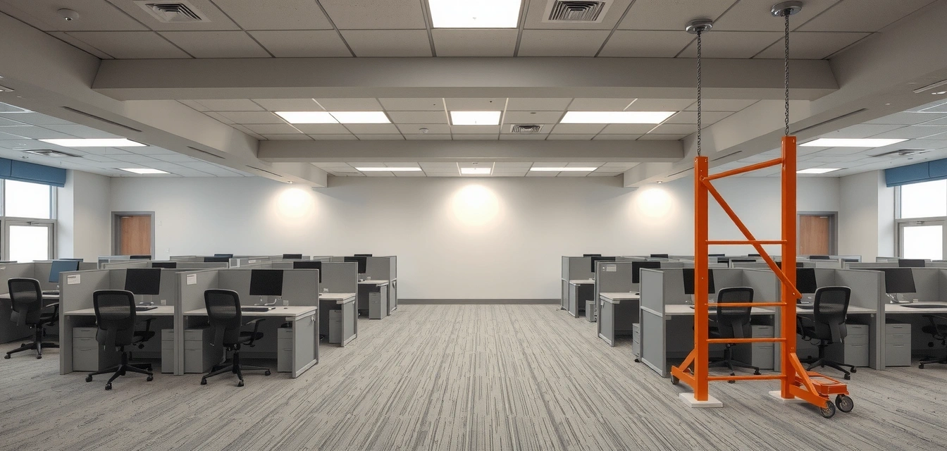 Before office renovation